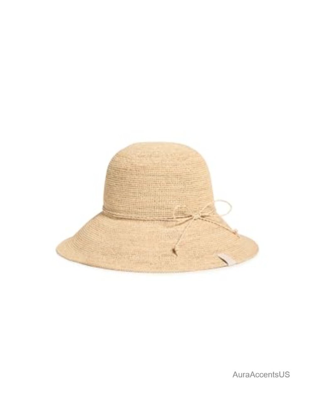Woven Raffia Crochet Bucket Hat Wide Brim Bohemian Sun Hat